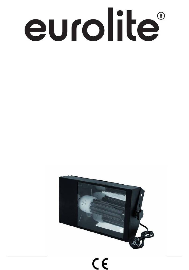 EuroLite UV Light ES 105W E-27 user manual