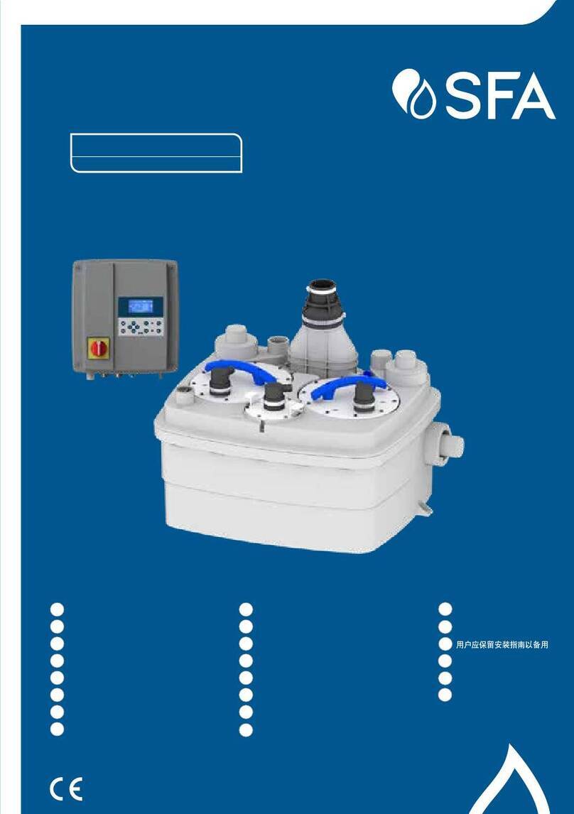 SFA SANICUBIC 2 PRO installation instructions