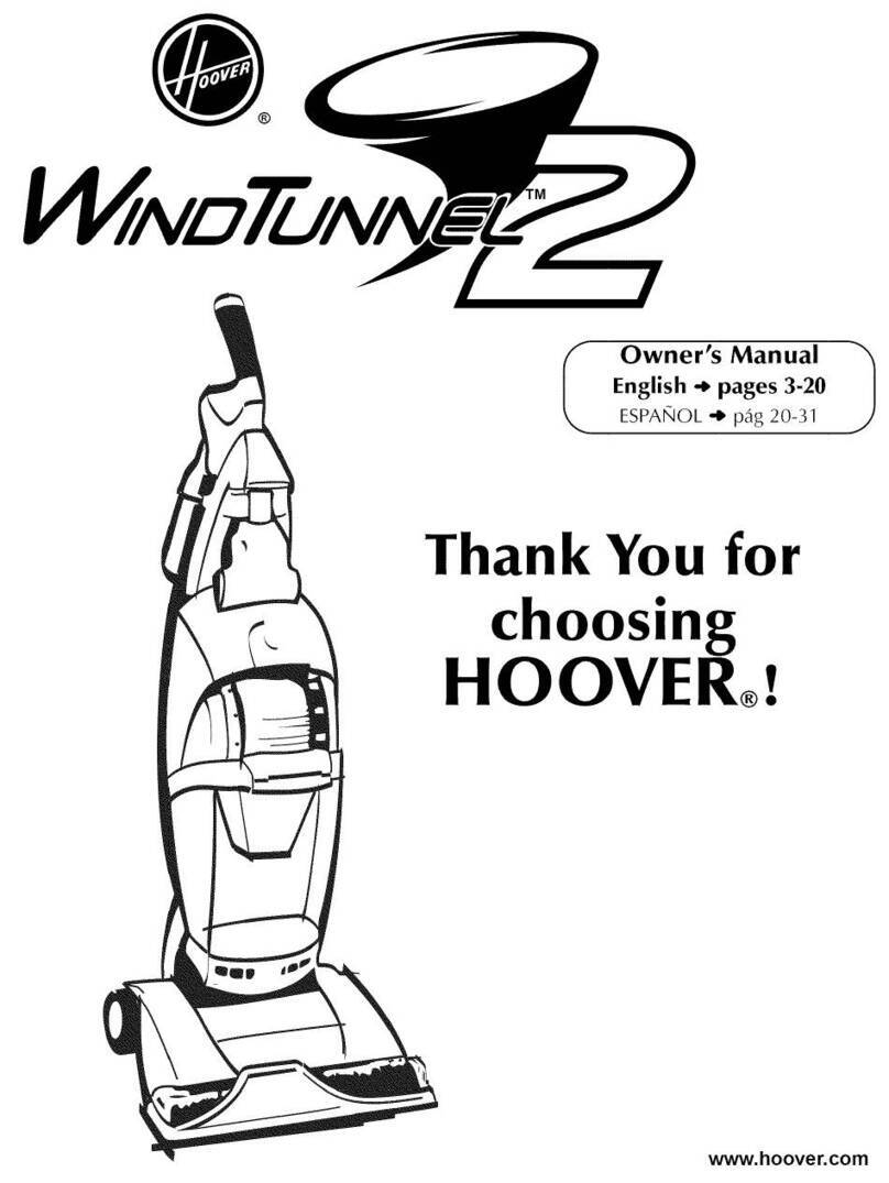 Hoover WindTunnel 2 User manual Hoover WindTunnel 2 User manual