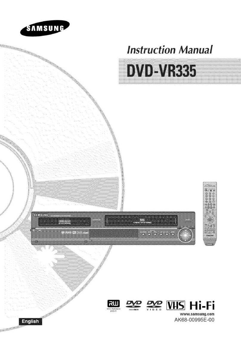 Samsung DVD-VR335 instruction manual