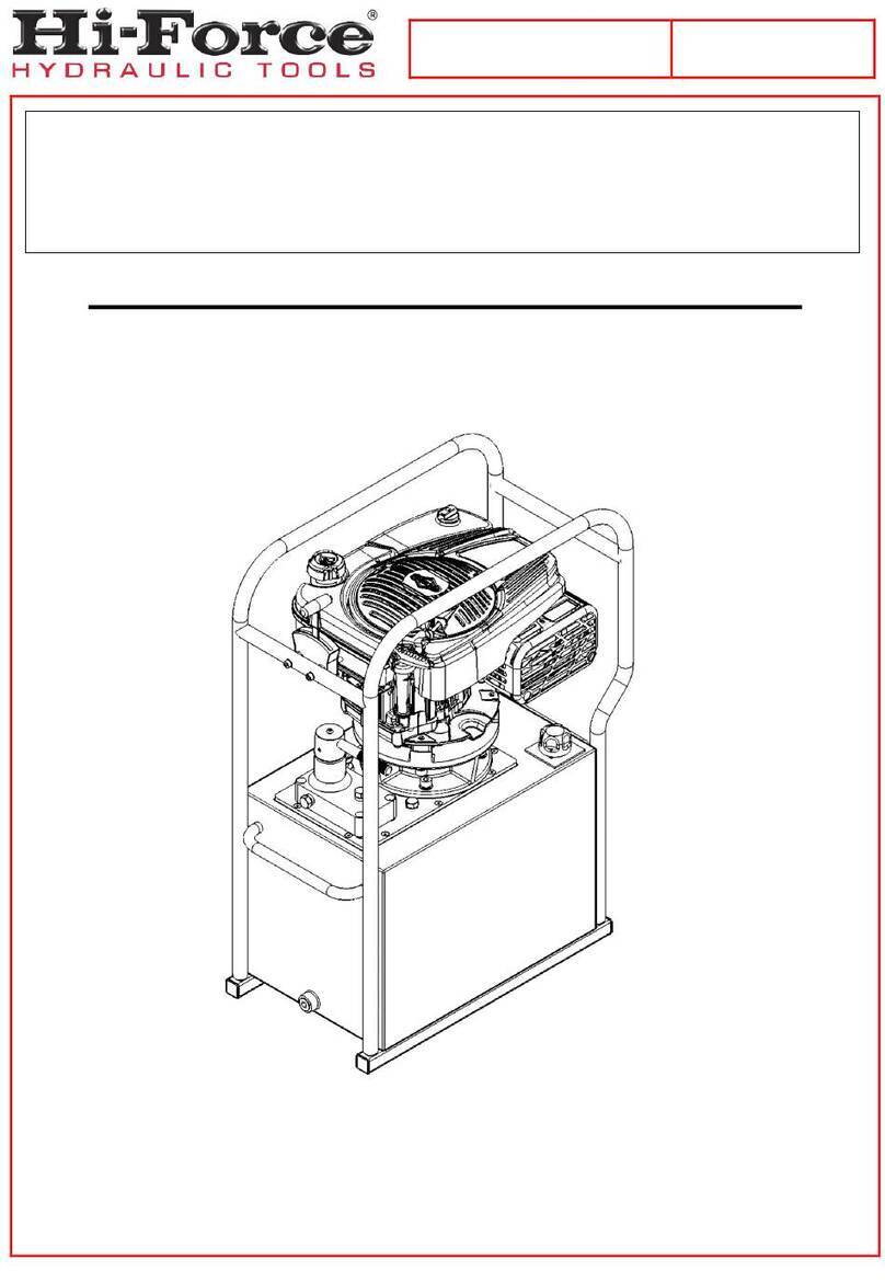 Hi-Force HPP Series Operating instructions manual