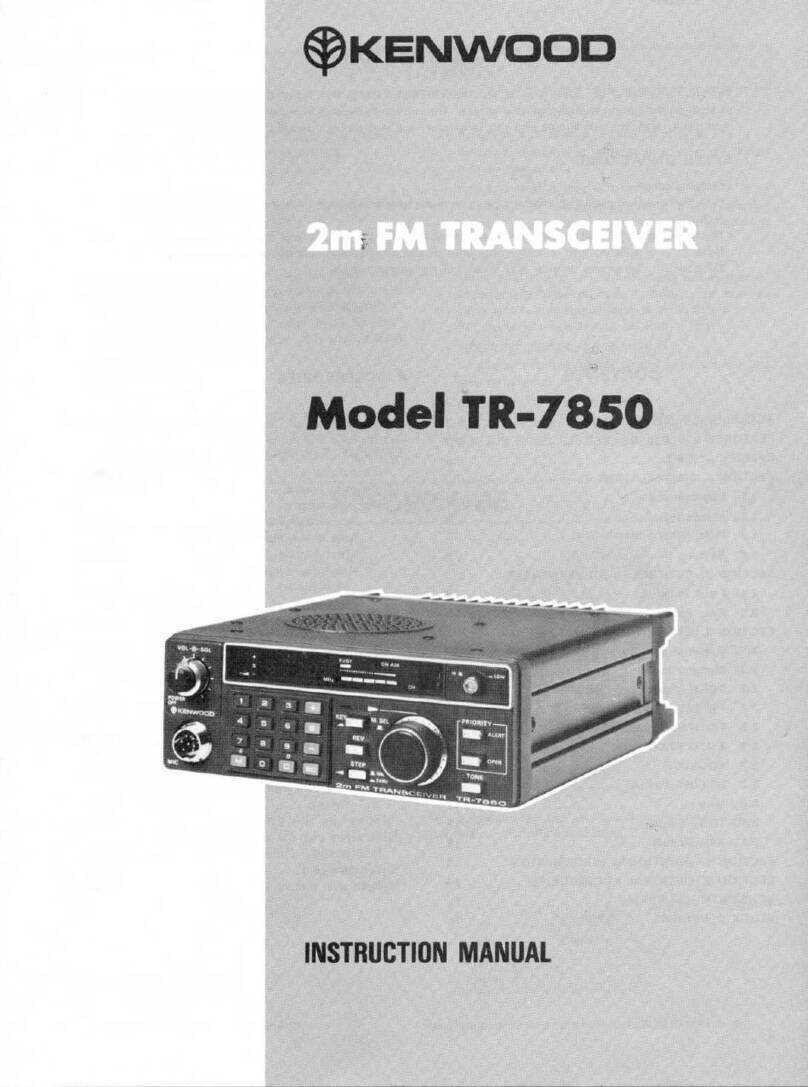Kenwood TR-7850 User manual