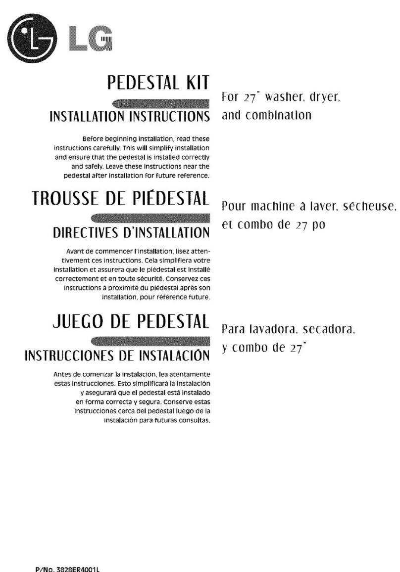LG WDP3W User manual