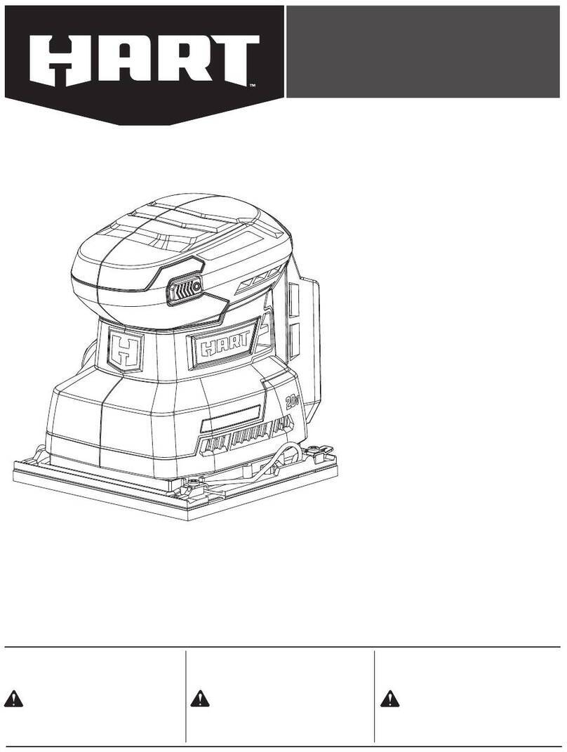 HART HPSD50 20V Operator's manual