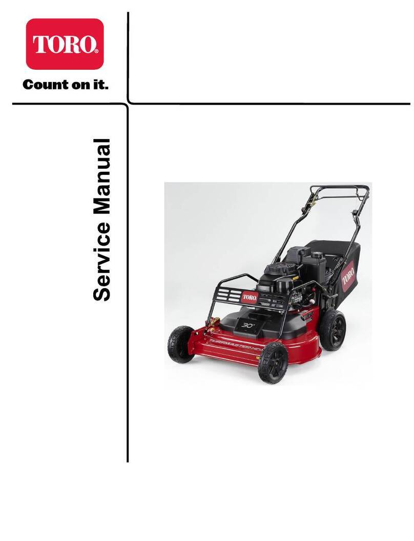 Toro TurfMaster HDX 22215 Service manual