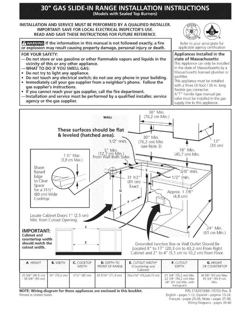 Electrolux EI30GS55LBA User manual