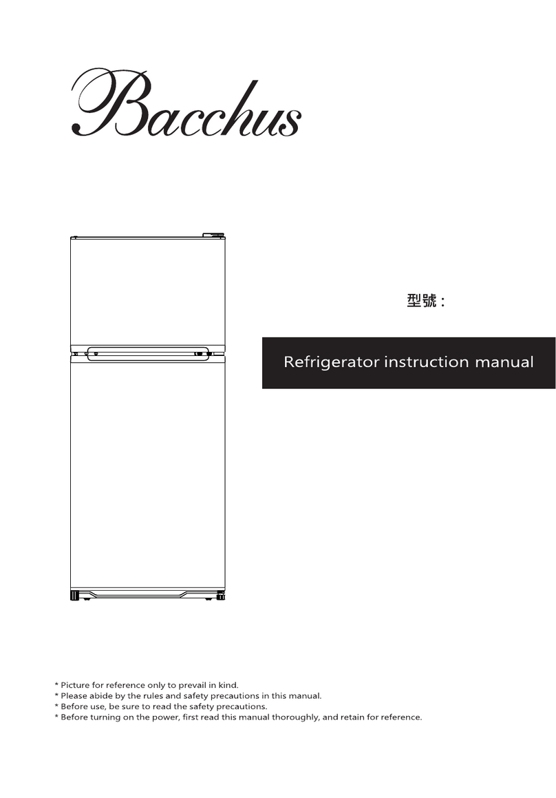 Bacchus BA128DW instruction manual