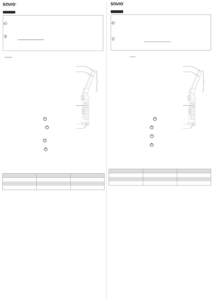 Savio FL-03 User manual