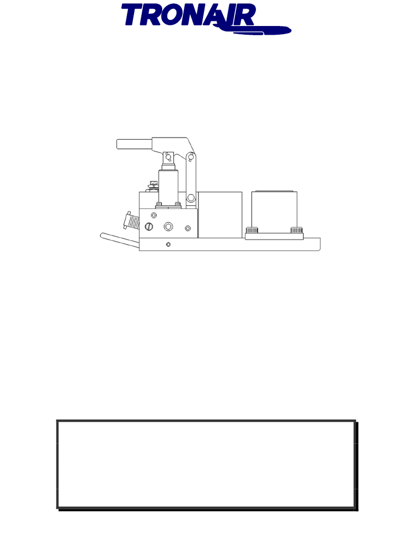 Tronair 02-7813-0100-A5 Installation and operating instructions
