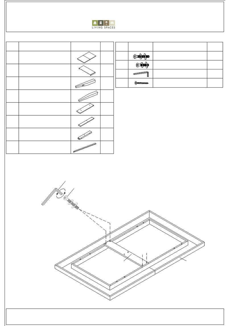 Living Spaces 2218T-4282 User manual
