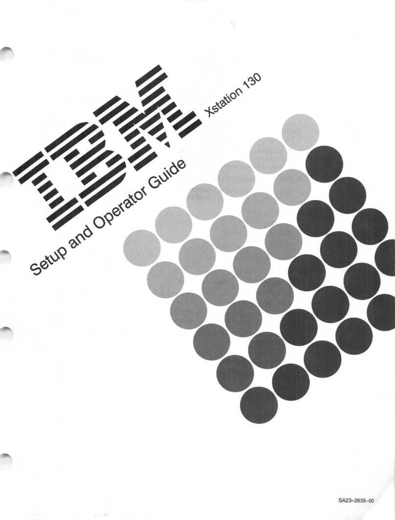 IBM XStation 130 Setup guide