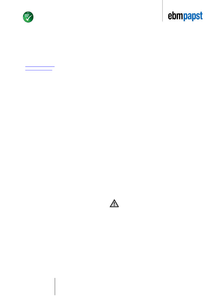 Ebmpapst AF1250-003 User manual