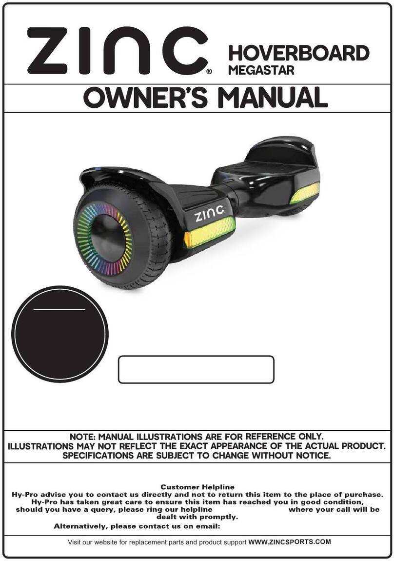 Zinc MEGASTAR owner's manual