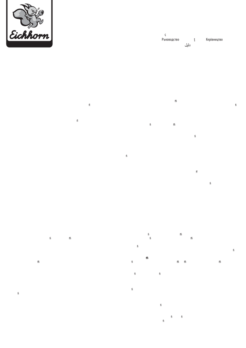 Eichhorn 2813901-62 instructions