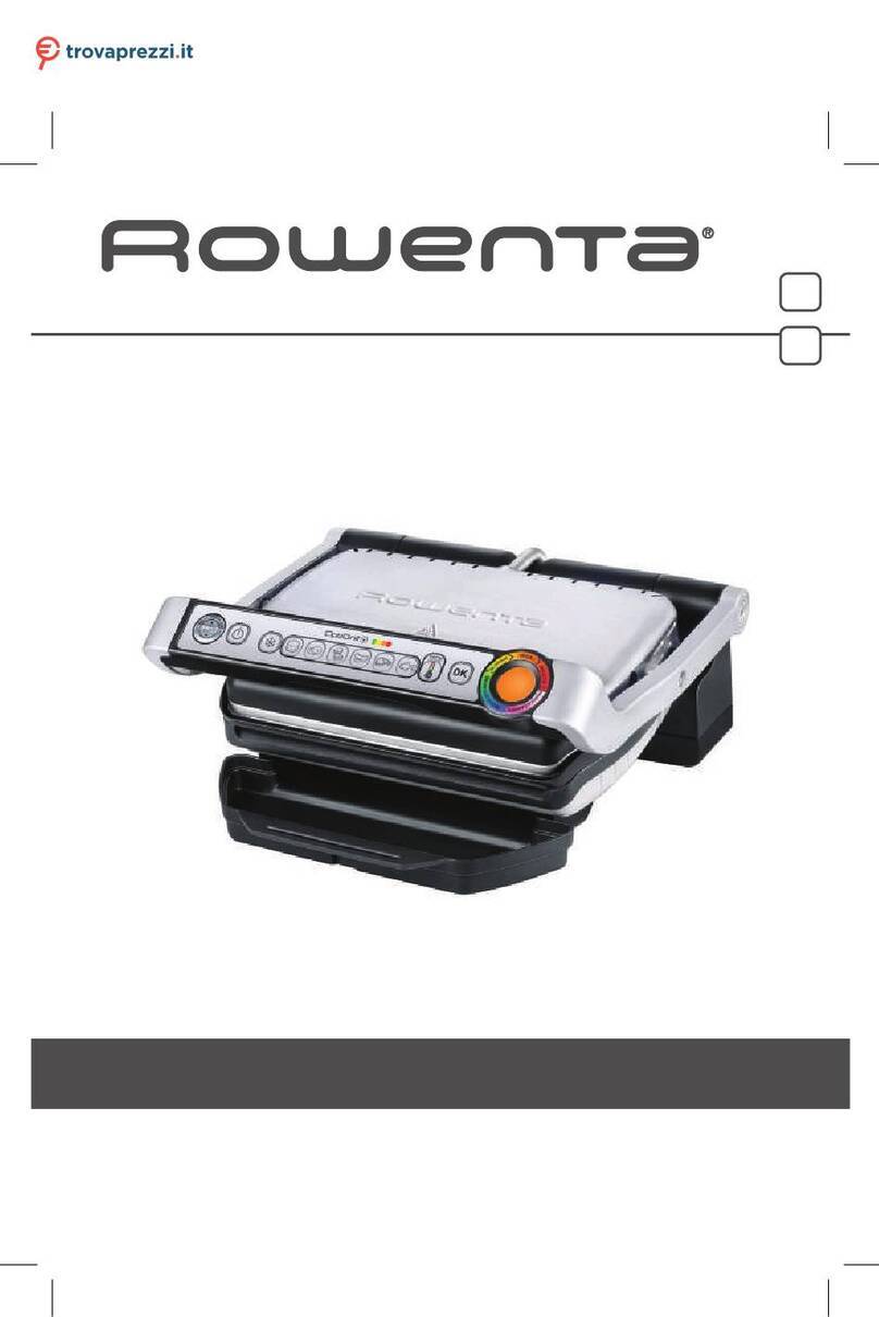 Rowenta OptiGrill+ GR712 Instructions for use