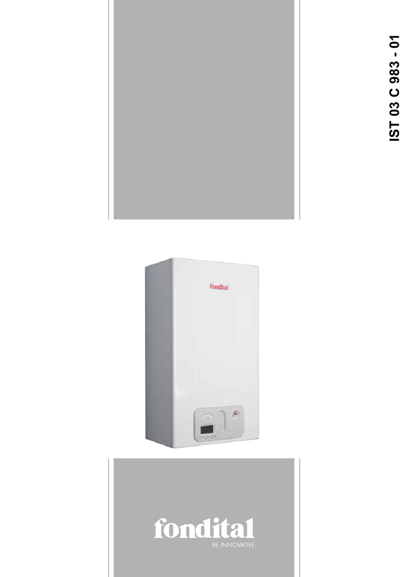 Fondital ANTEA Monothermal CTFS 40 Installation - use - maintenance