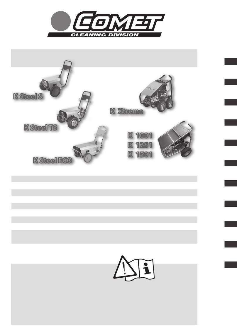 Comet K Steel TS User manual
