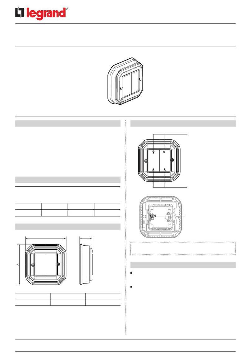 LEGRAND Plexo 0 698 19L manual