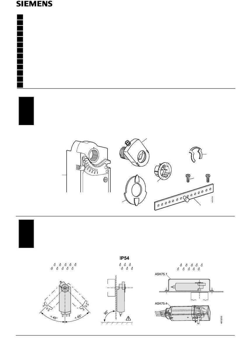 Siemens GBB 1E Series User manual