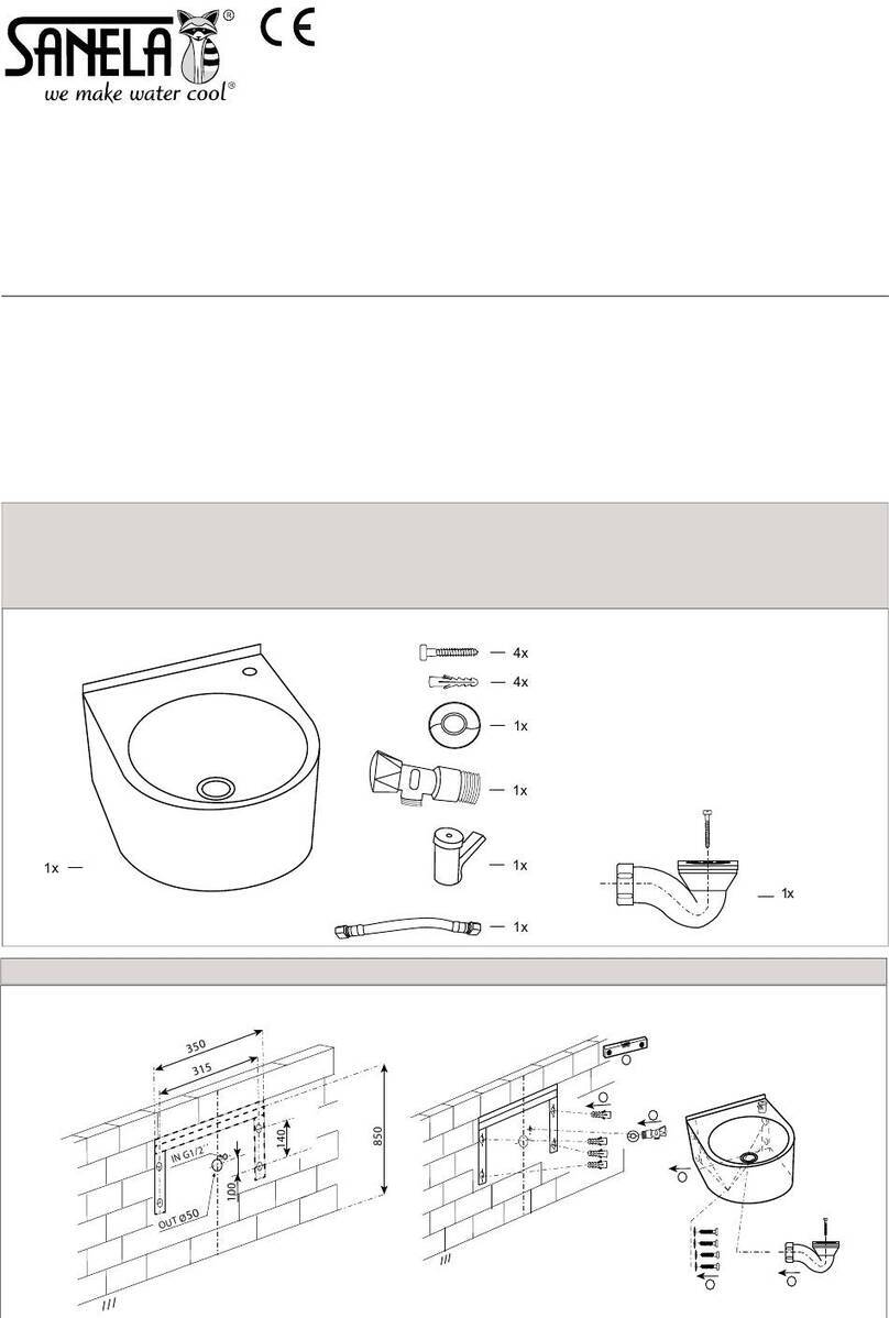 Sanela 93620 Mounting instructions