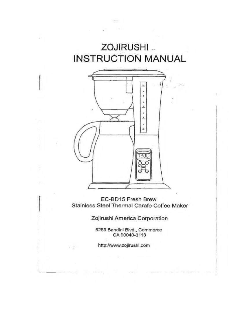 Zojirushi EC-BD15 User manual