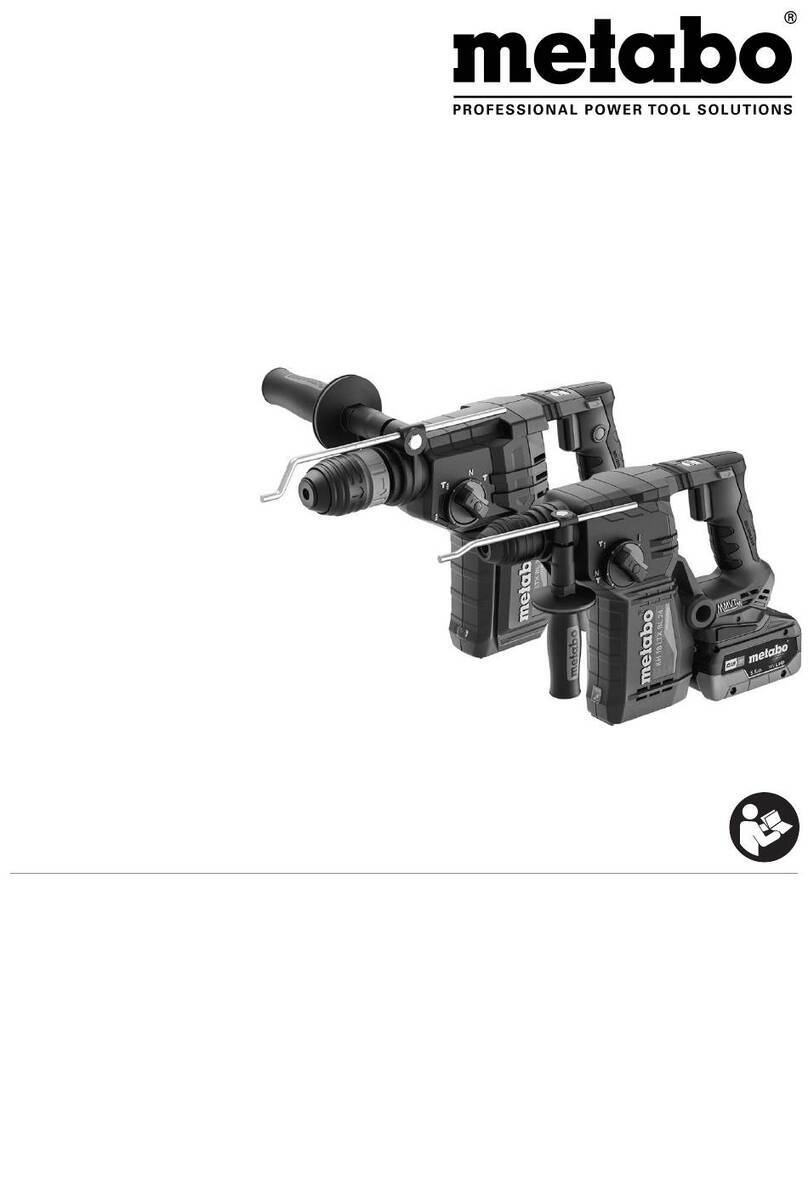 Metabo KH 18 LTX BL 24 User manual