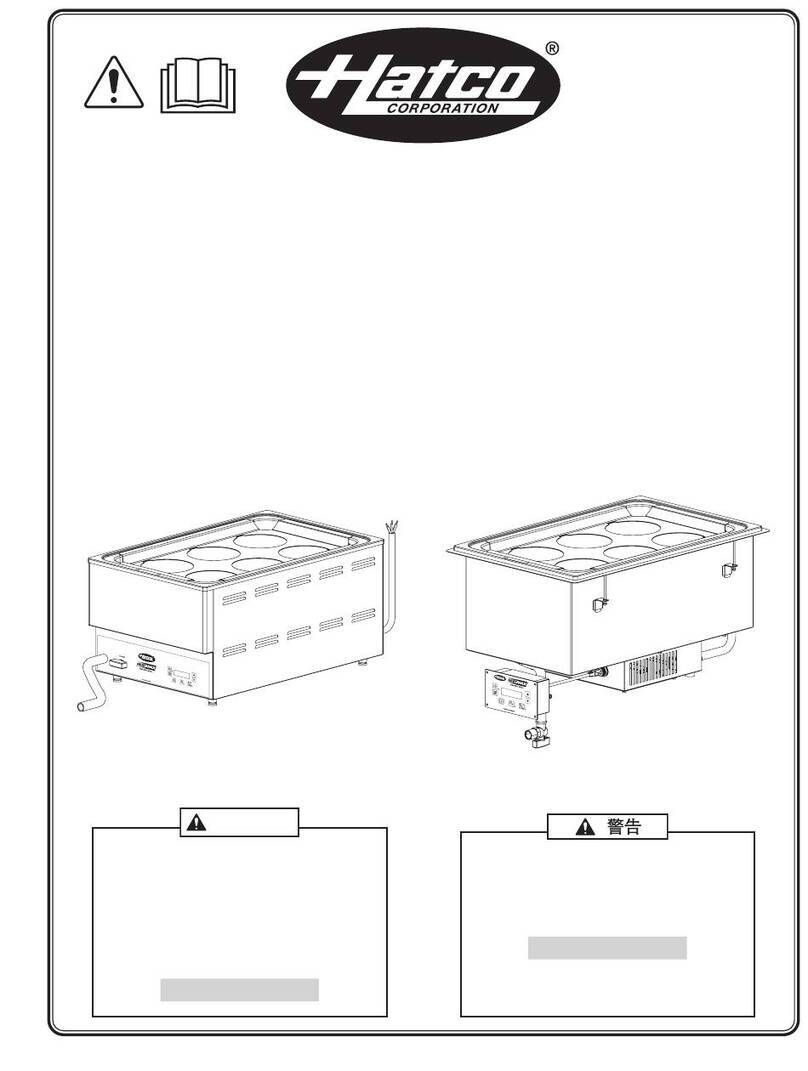 Hatco HEATMAX RCTHW2 Series User manual
