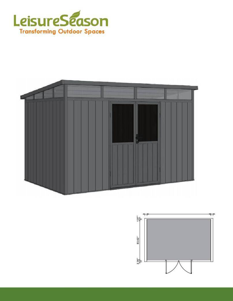 LeisureSeason WPC110757 installation instructions
