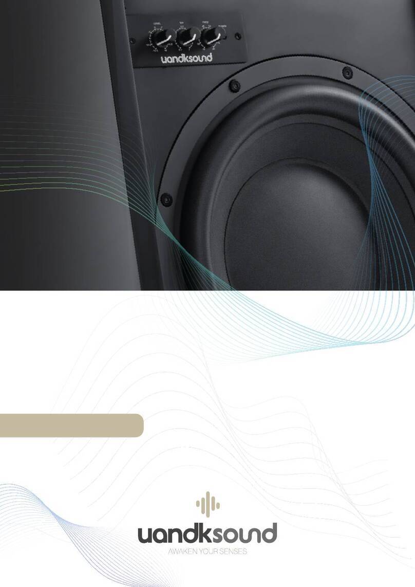 uandksound M6 Series owner's manual