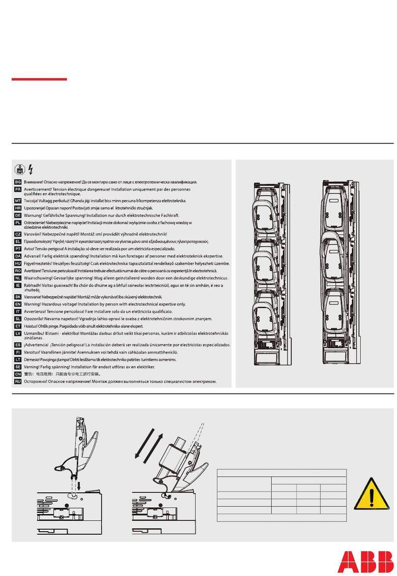 ABB Inline II ZHBM123 installation instructions