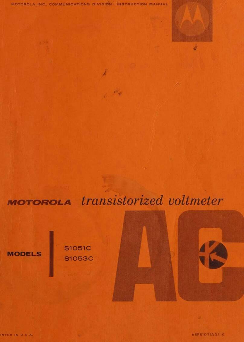 Motorola S1051C instruction manual