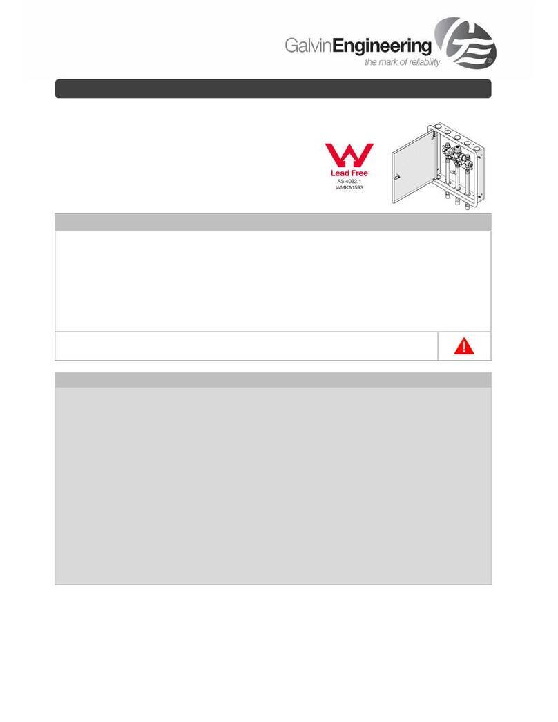 Galvin Engineering CliniMix TMV 1500 Installation guidelines
