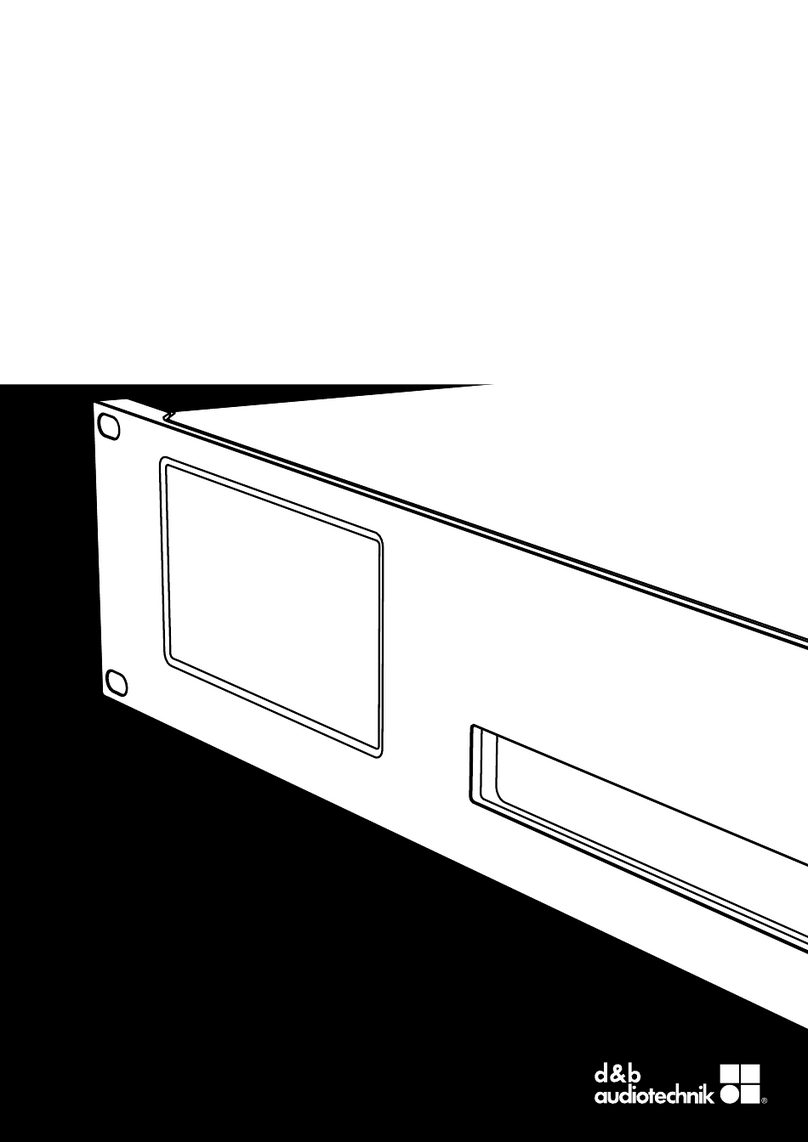 d & b audiotechnik 40D User manual