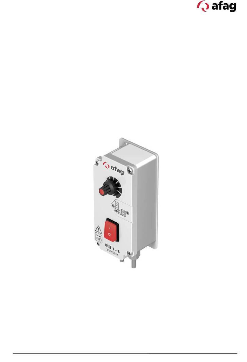Afag IRG 1-S User manual