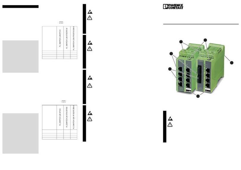 Phoenix Contact FL SWITCH LM 8TX-E User manual