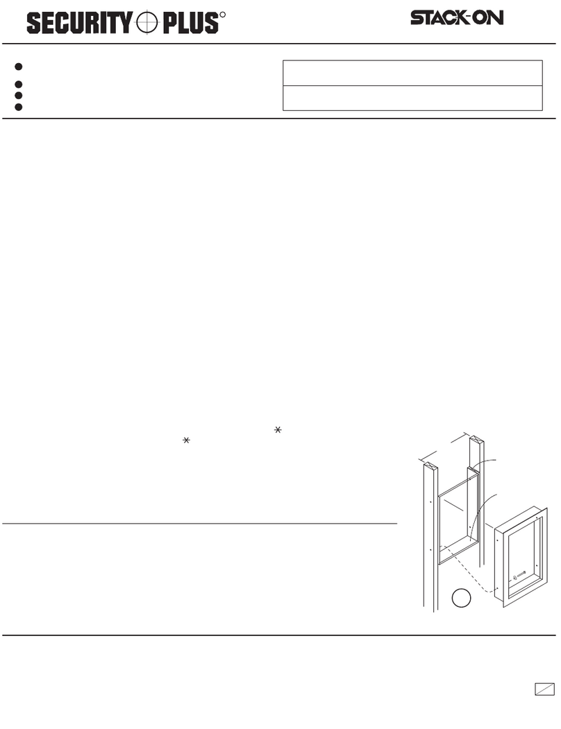 Stack-On SECURITY PLUS User manual