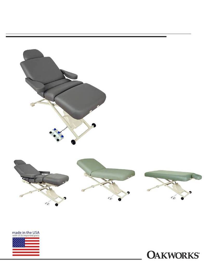 OAKWORKS ProLuxe Series Instruction & maintenance manual