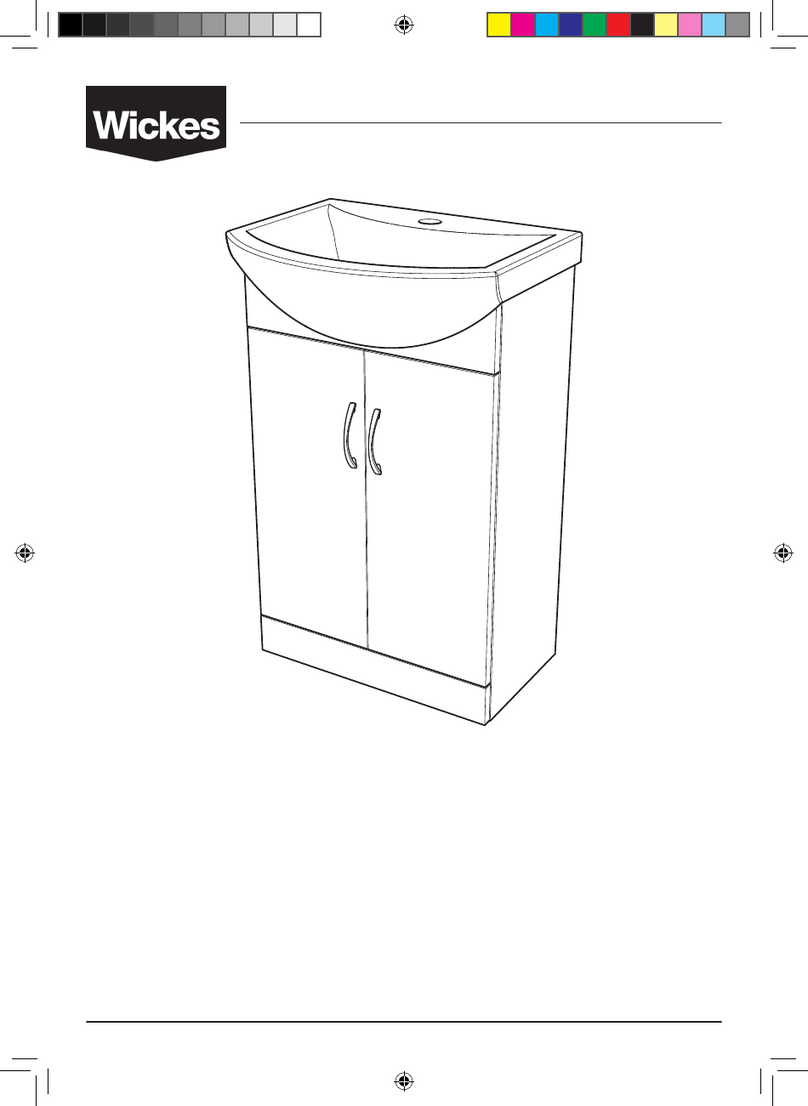 Wickes TAKEAWAY VANITY UNIT 45 User manual Wickes TAKEAWAY VANITY UNIT 45 User manual