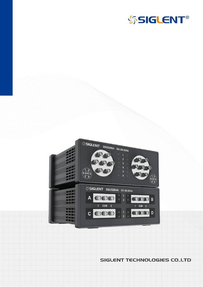 SIGLENT SSU5000A Series User manual