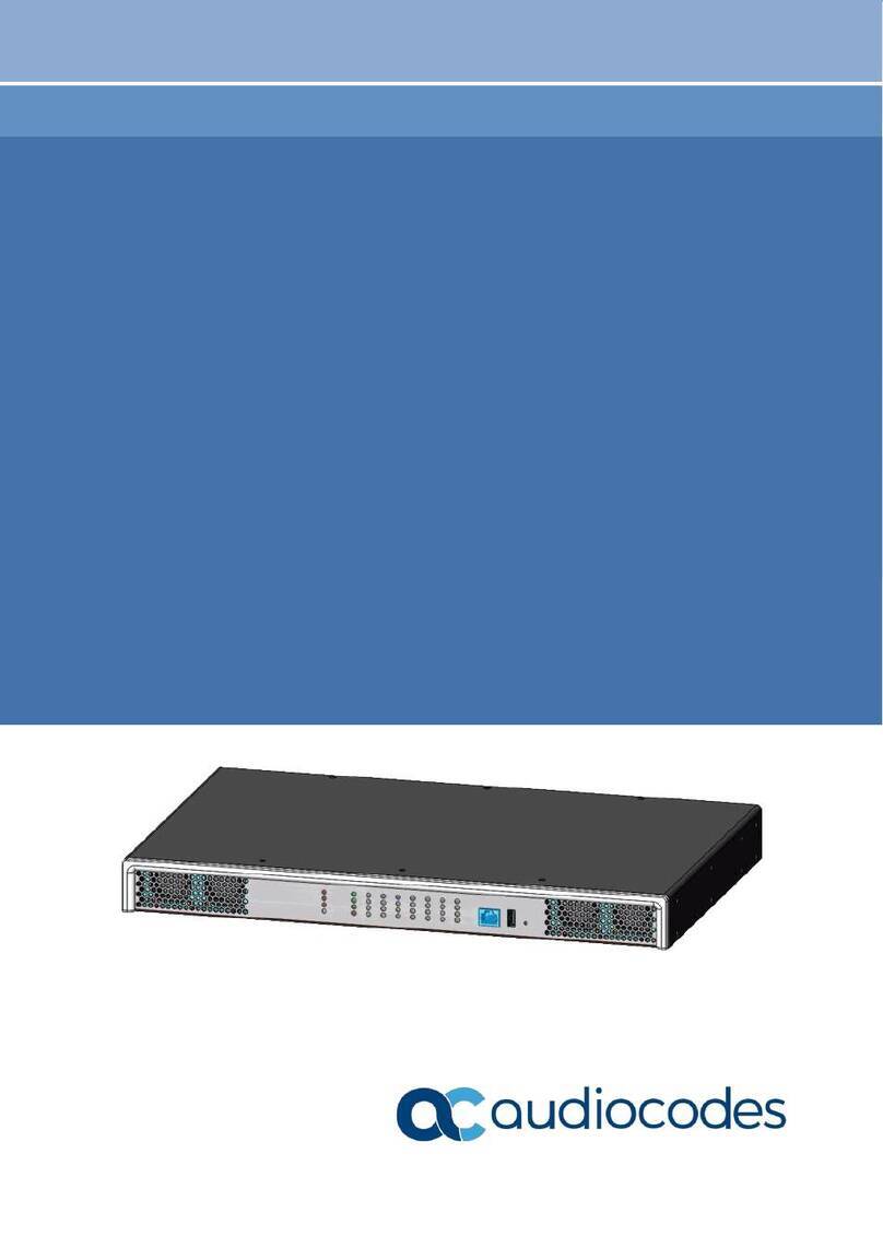 AudioCodes MediaPack 5 Series Assembly instructions