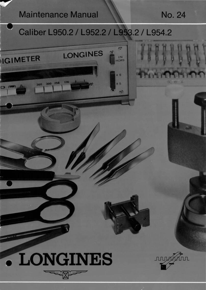 Longines L590.2 Maintenance manual