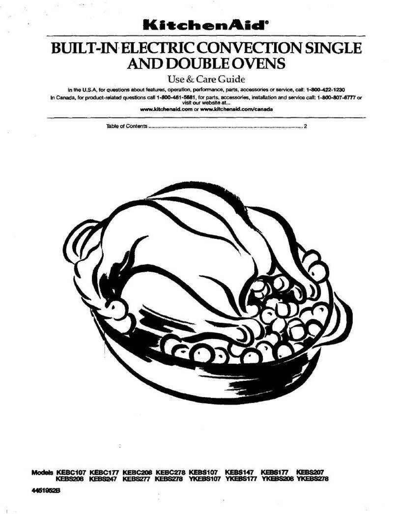 KitchenAid KEBC107 Use & care guide