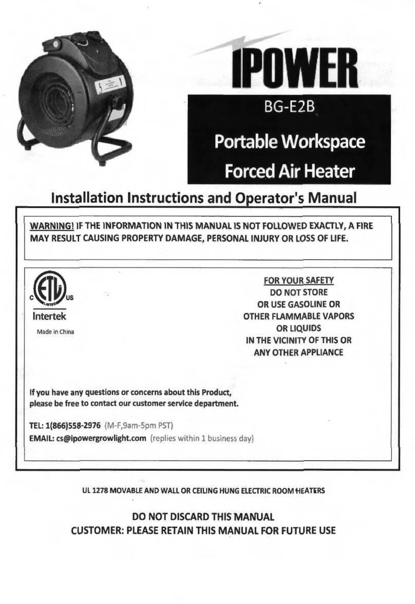 iPower BG-E2B Installation instructions and operators manual