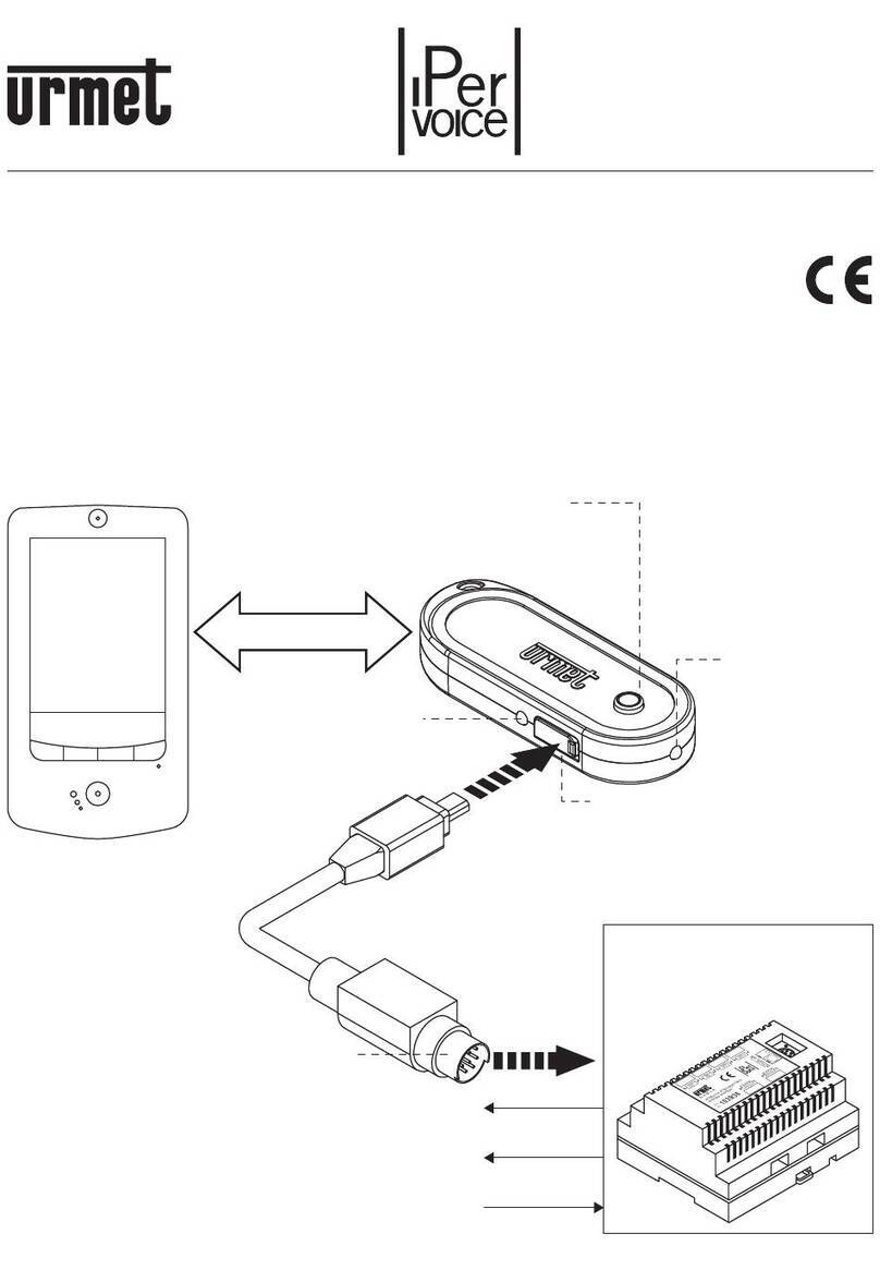 urmet domus IPerVoice 1039 installation manual