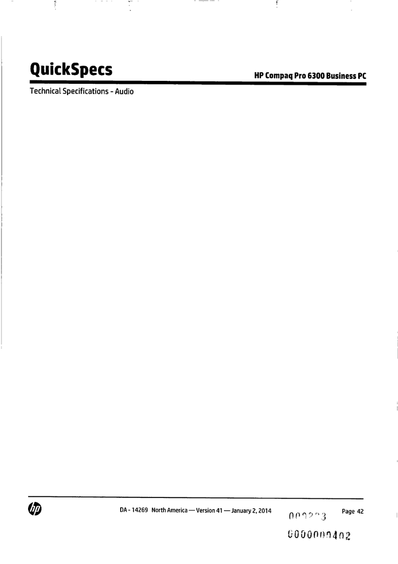 HP Compaq Pro 6300 All-in-One User instructions
