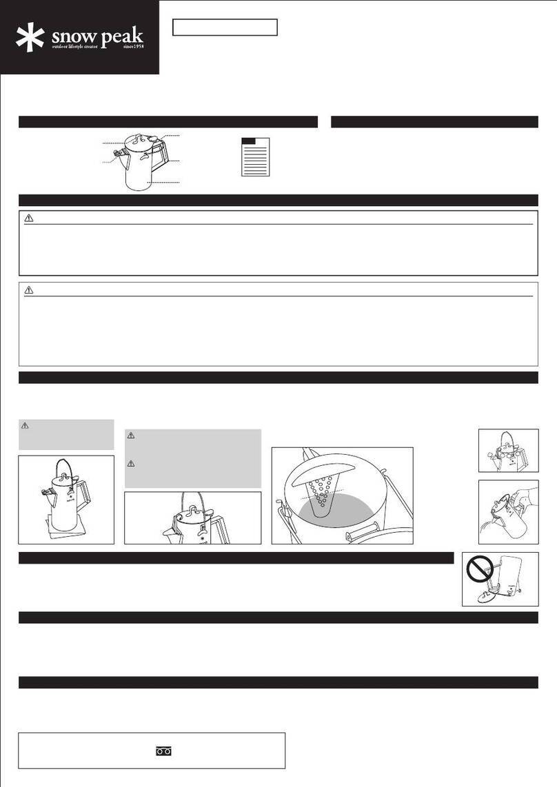 Snow Peak Classic Kettle 1.8 User manual