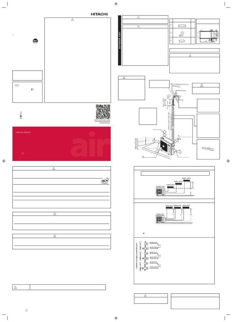Hitachi RAM-SJ24H3NK installation manual