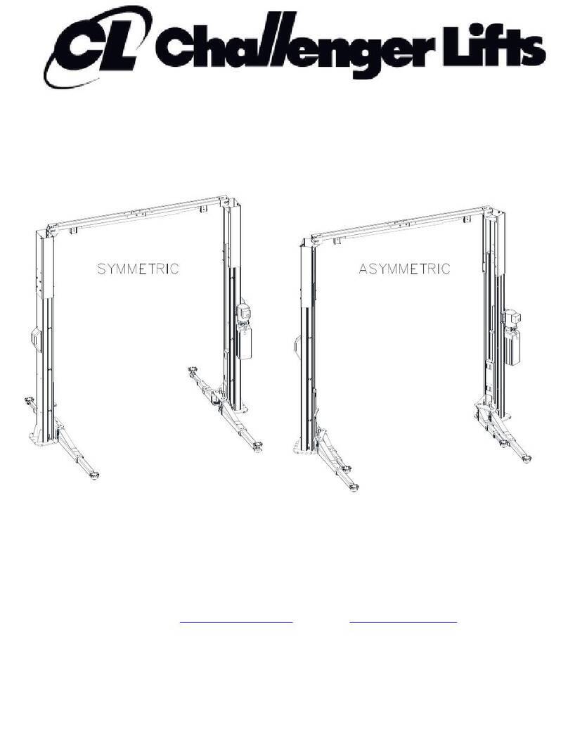 Challenger Lifts SA10 User manual