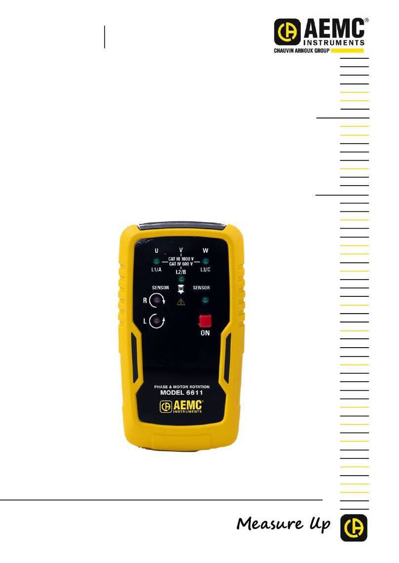 AEMC 6611 user manual