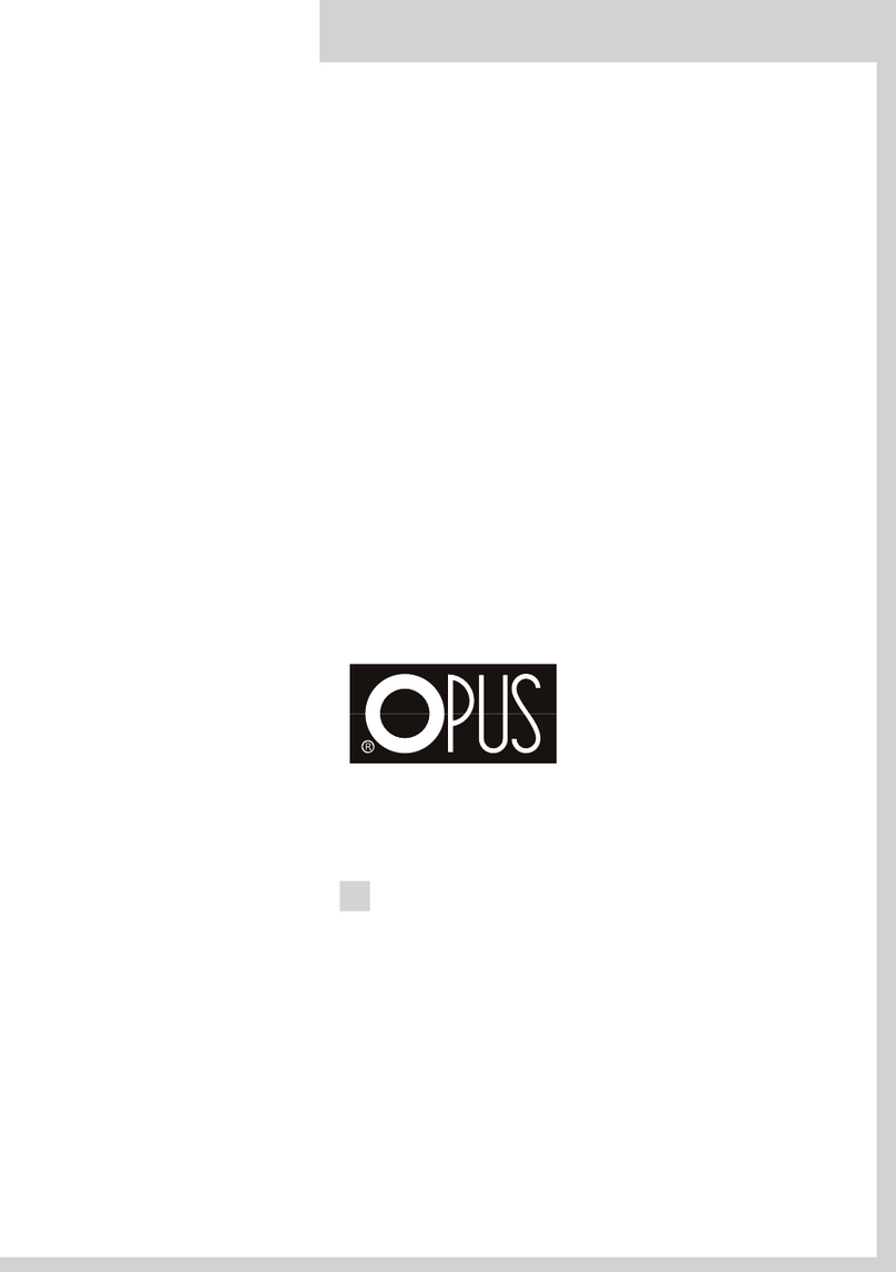 Opus Coverator 330 User manual